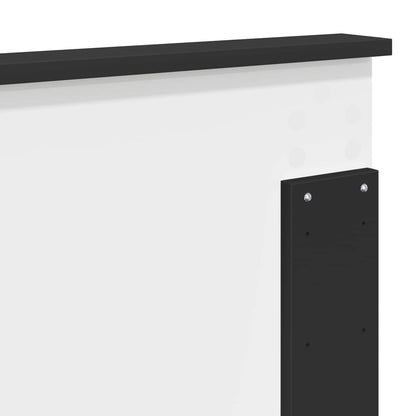 vidaXL Headboard Black Oak 100 cm Engineered Wood