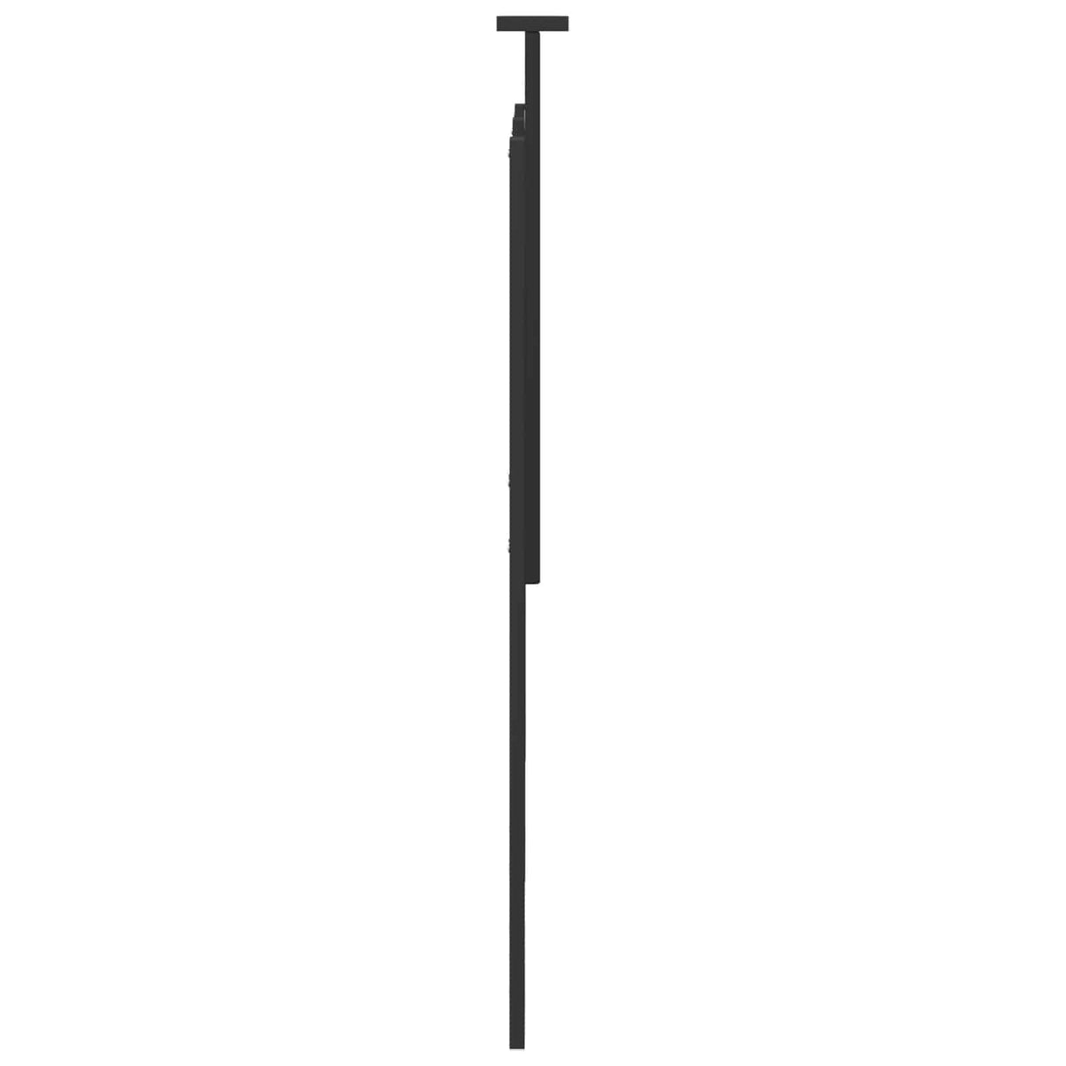 vidaXL Headboard Black Oak 100 cm Engineered Wood