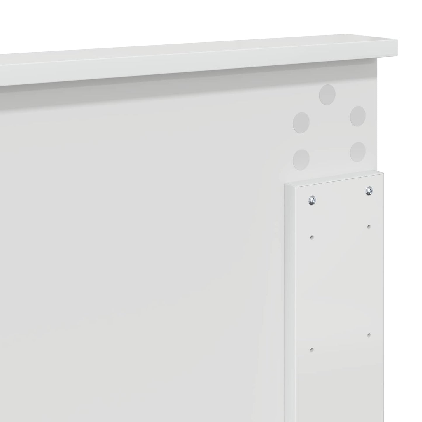 vidaXL Headboard Gloss White 100 cm Engineered Wood