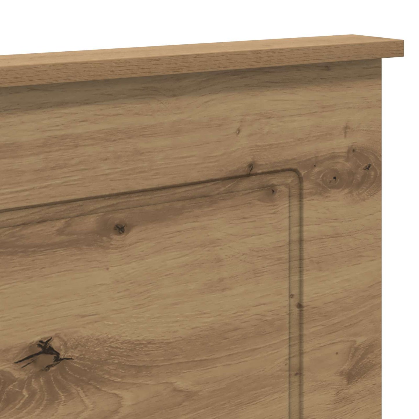 vidaXL Headboard Artisan Oak Engineered Wood