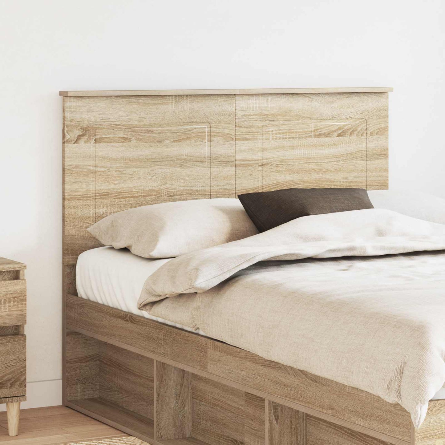 vidaXL Headboard Sonoma Oak Engineered Wood