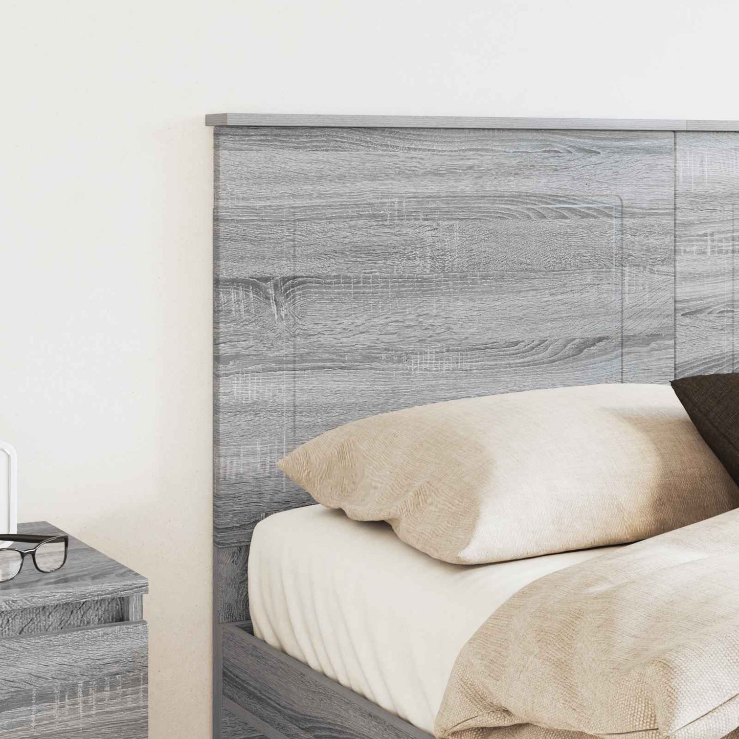 vidaXL Headboard Grey Sonoma 100 cm Engineered Wood