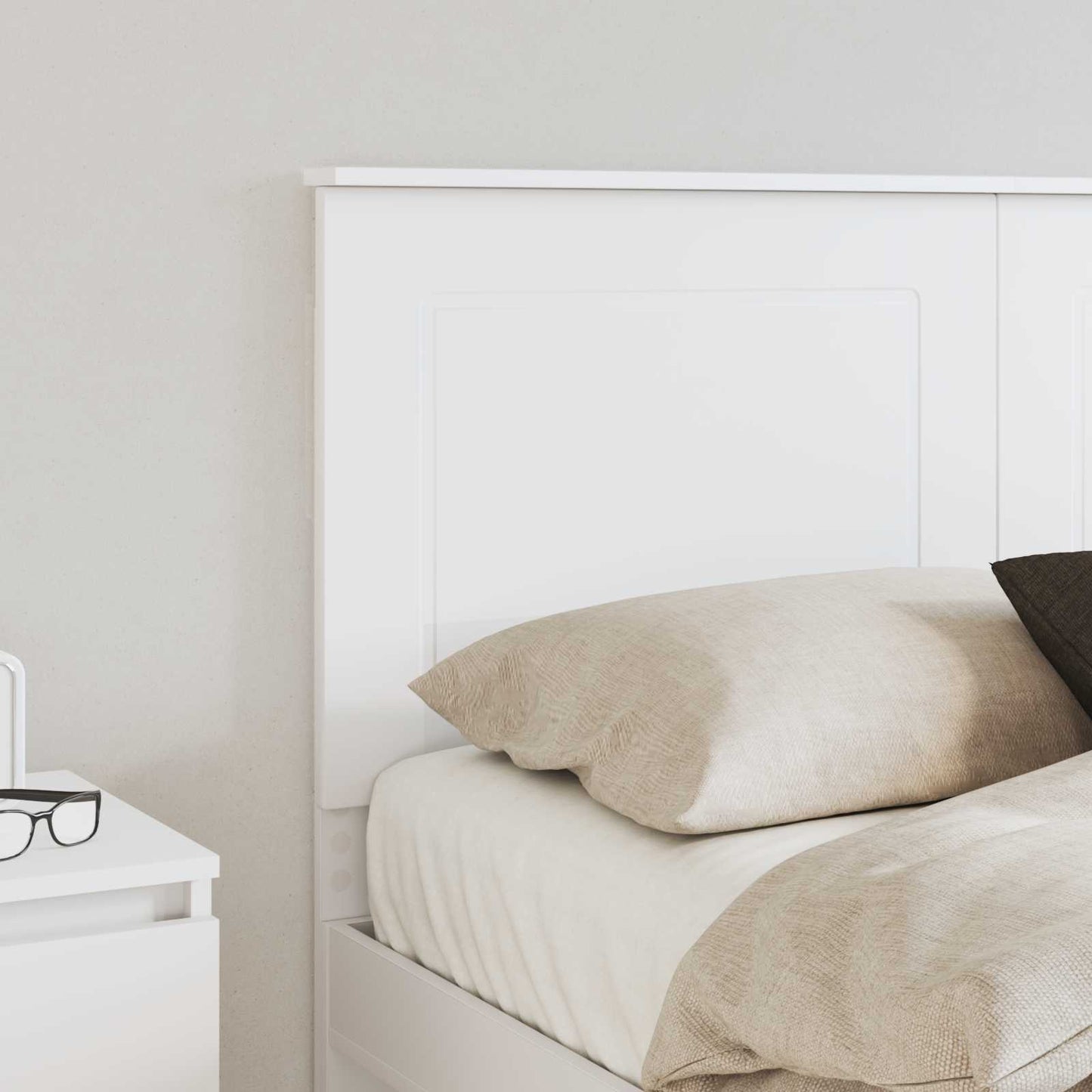 vidaXL Headboard White 100 cm Engineered Wood