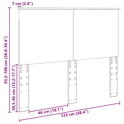 vidaXL Headboard White 100 cm Engineered Wood