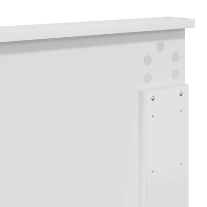 vidaXL Headboard Gloss White 100 cm Engineered Wood