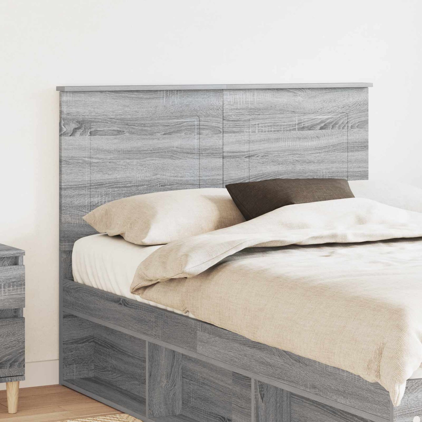 vidaXL Headboard Grey Sonoma 100 cm Engineered Wood