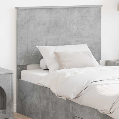 vidaXL Headboard Concrete Grey 100 cm Engineered Wood