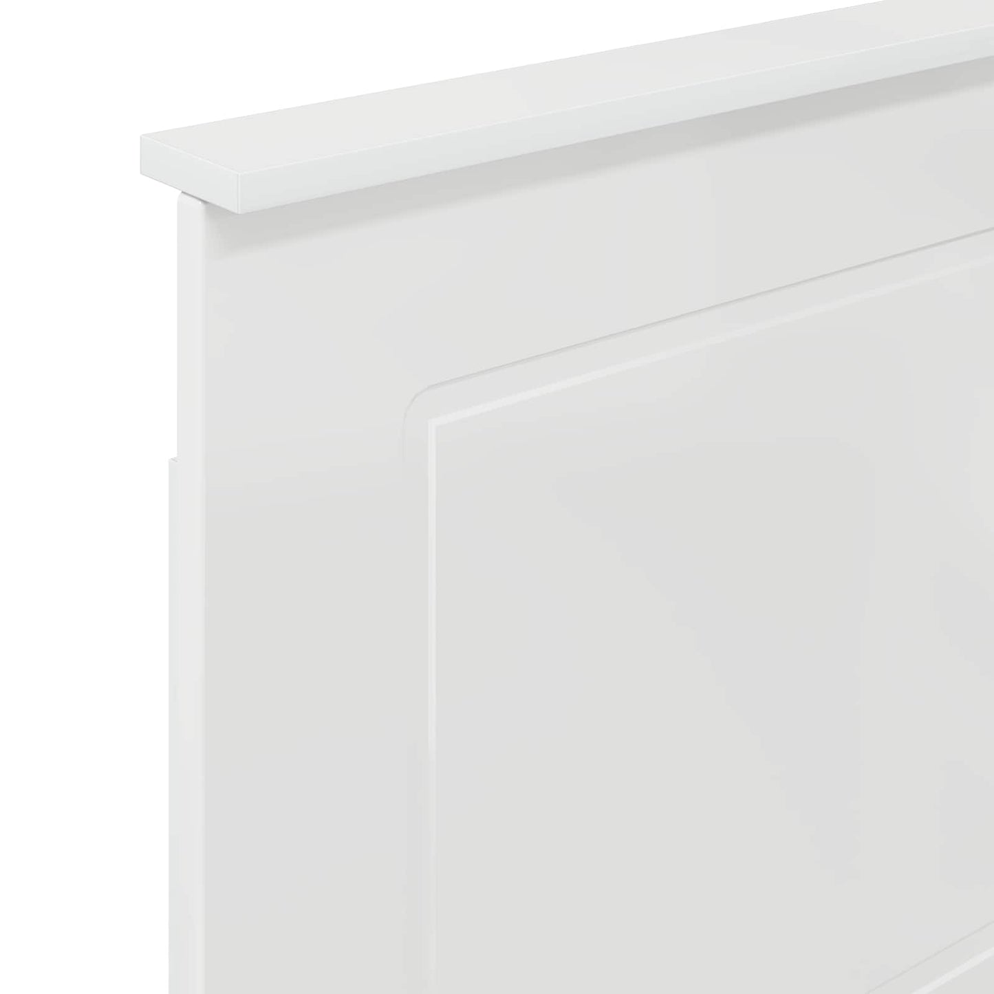 vidaXL Headboard Gloss White 100 cm Engineered Wood
