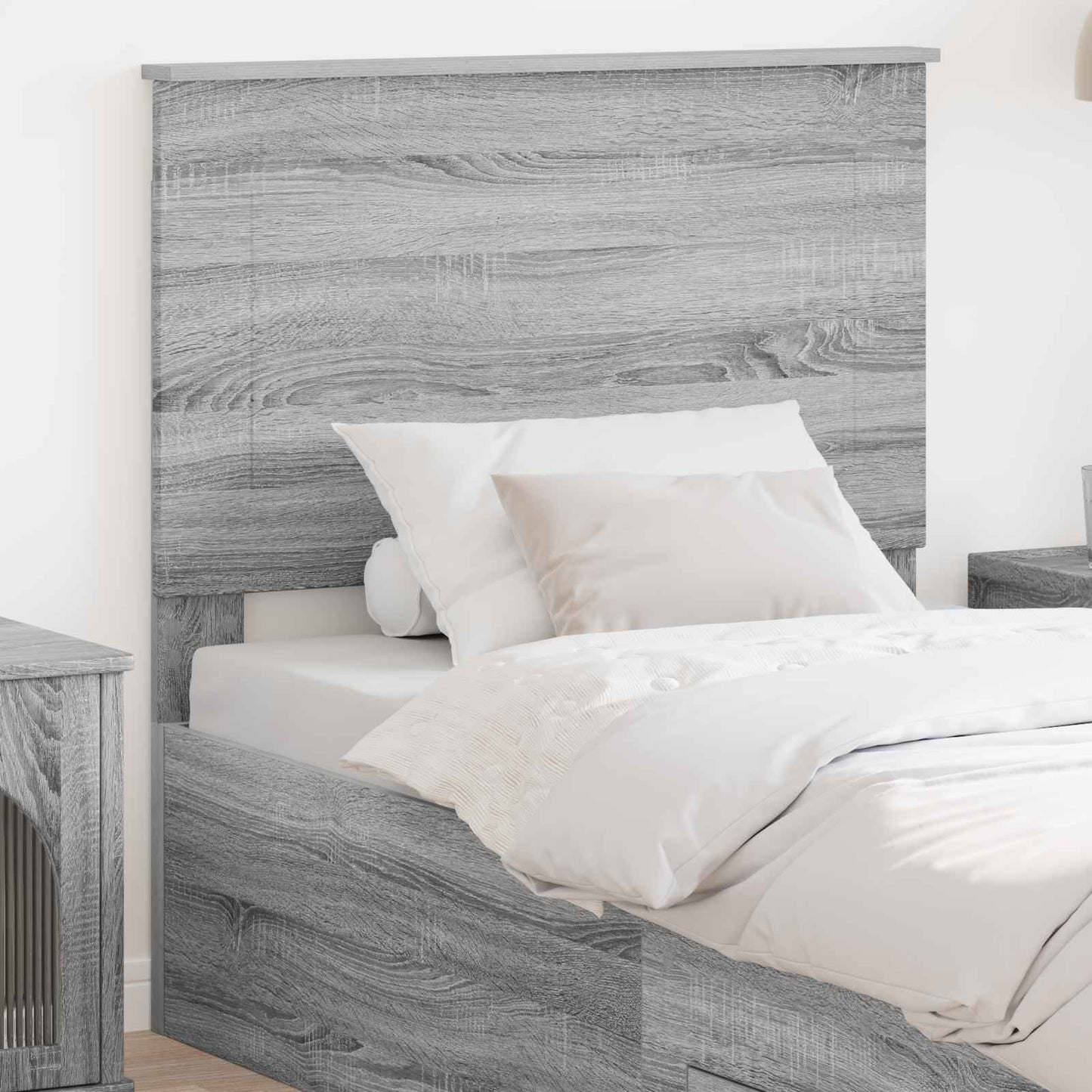 vidaXL Headboard Grey Sonoma 100 cm Engineered Wood