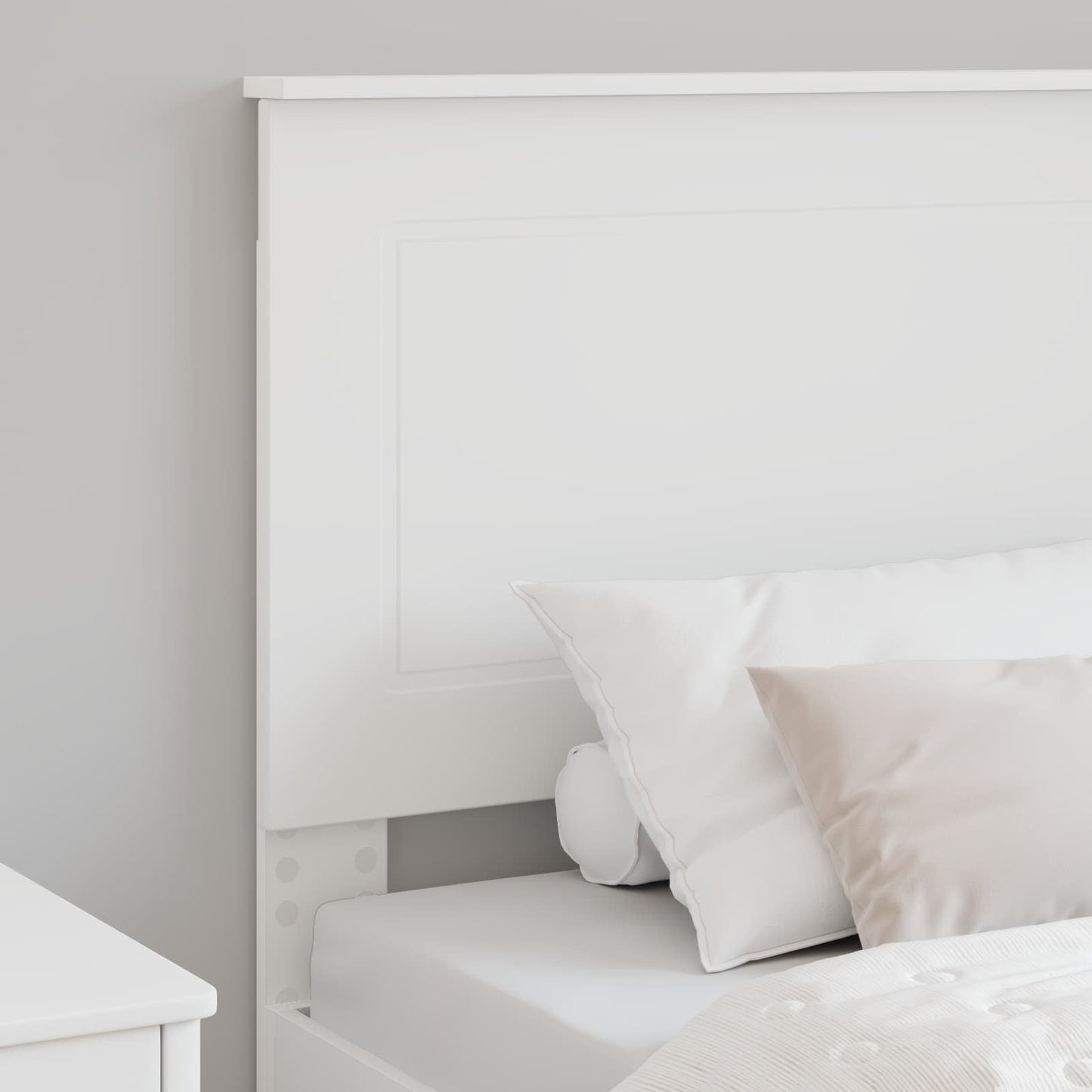 vidaXL Headboard White 100 cm Engineered Wood