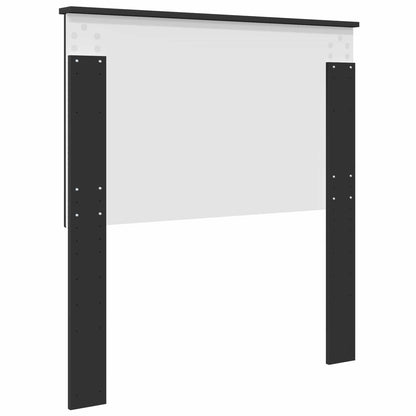 vidaXL Headboard Black Oak 100 cm Engineered Wood