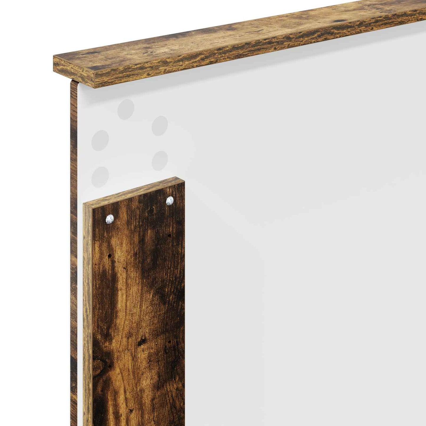 vidaXL Headboard Smoked Oak 100 cm Engineered Wood