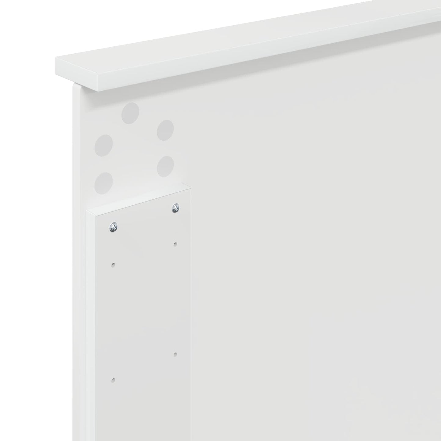 vidaXL Headboard Gloss White 100 cm Engineered Wood