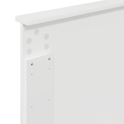 vidaXL Headboard Gloss White 100 cm Engineered Wood
