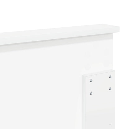 vidaXL Headboard with Headboard White 200 cm Engineered wood