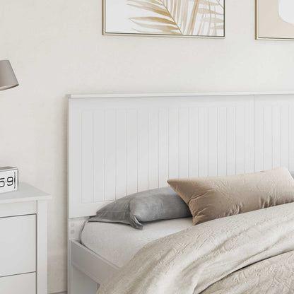 vidaXL Headboard with Headboard White 200 cm Engineered wood