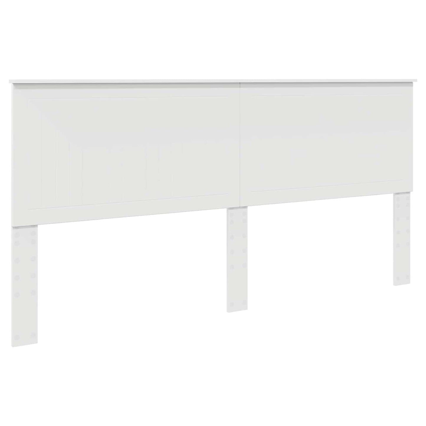 vidaXL Headboard with Headboard White 200 cm Engineered wood