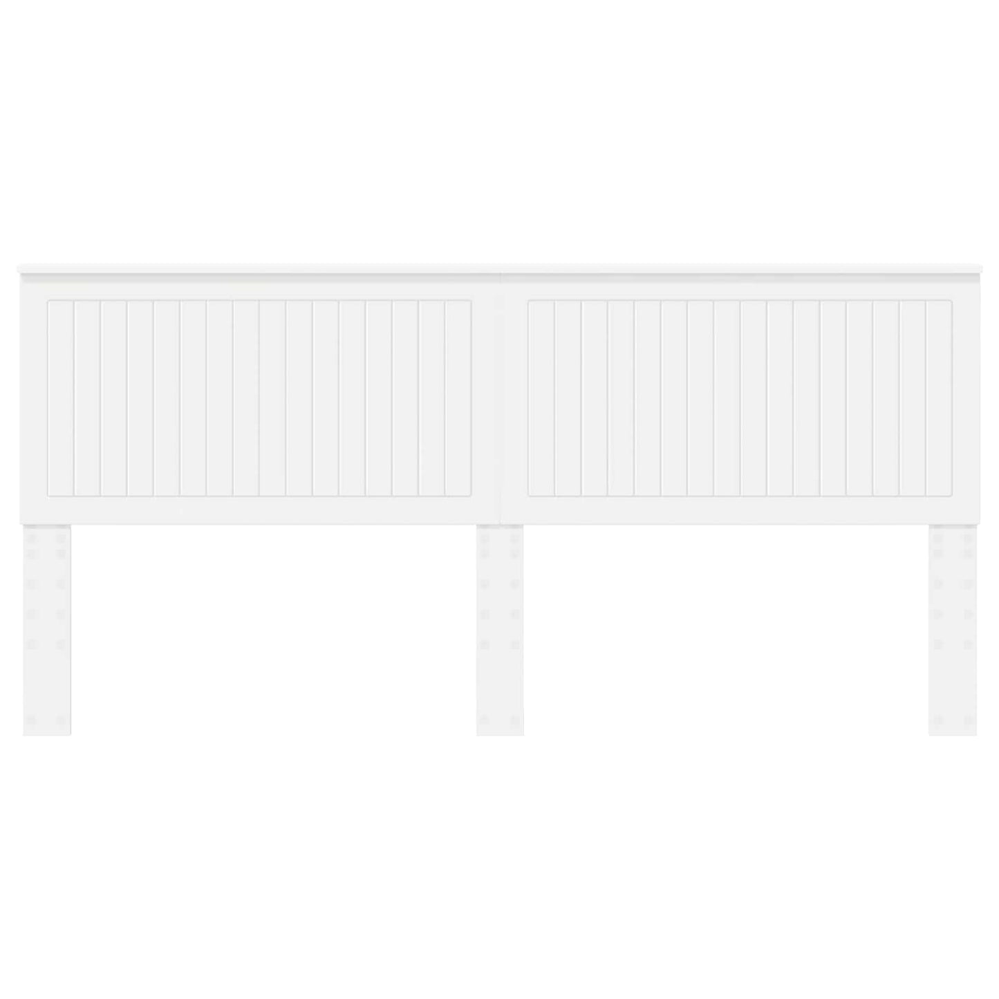 vidaXL Headboard with Headboard White 200 cm Engineered wood