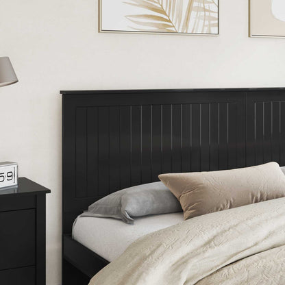 vidaXL Headboard Black Engineered wood
