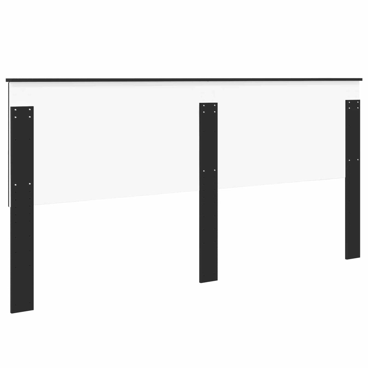 vidaXL Headboard Black Engineered wood