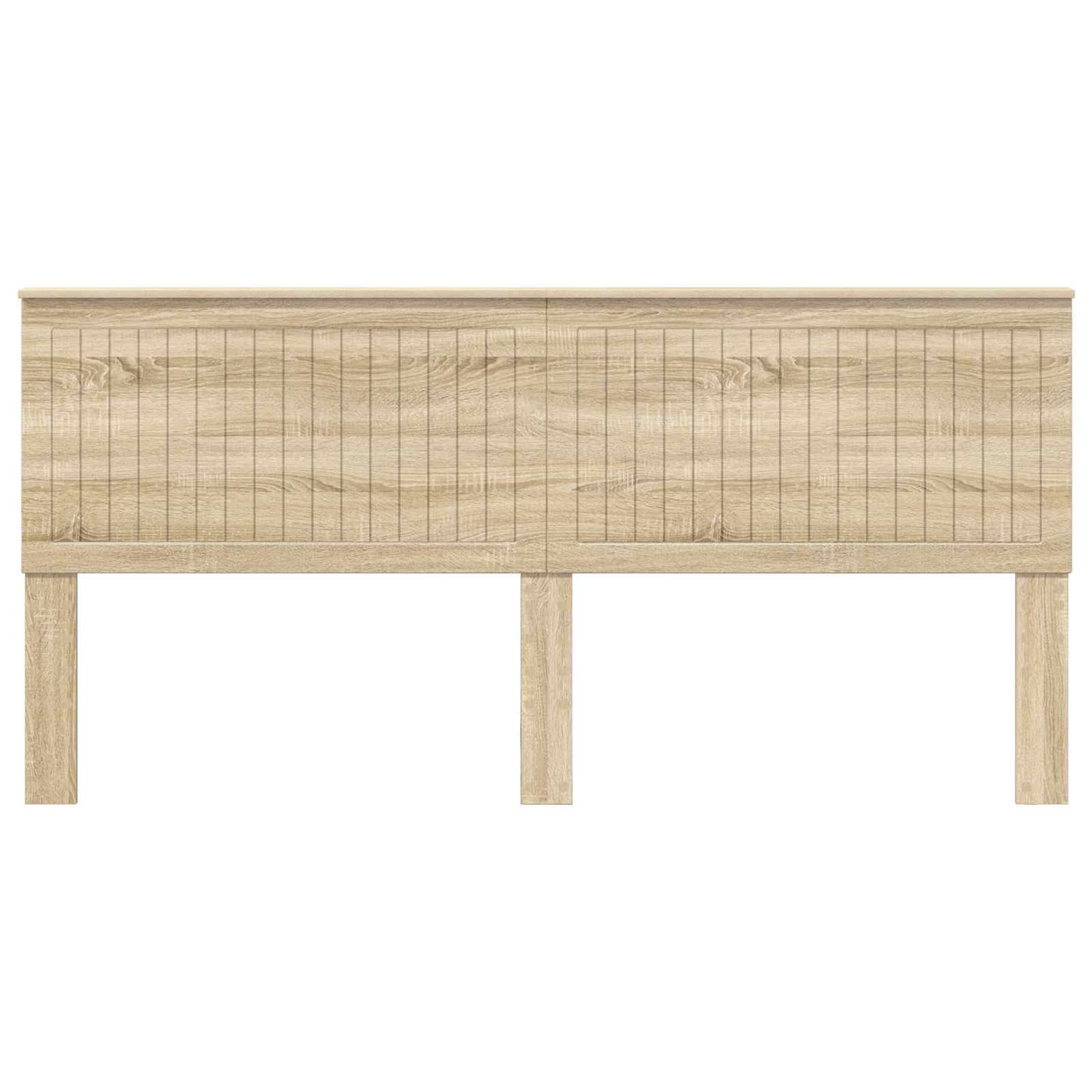 vidaXL Headboard with Headboard Sonoma Oak 200 cm Engineered wood