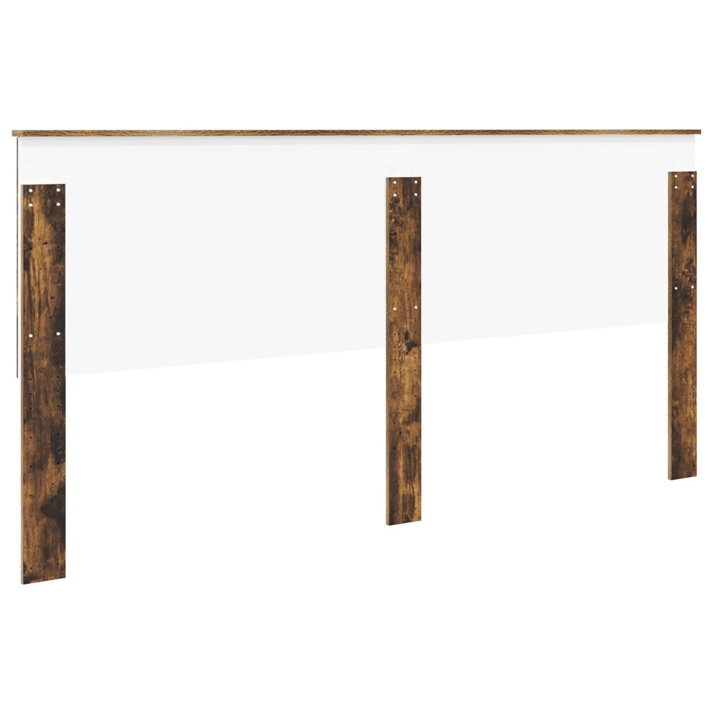vidaXL Headboard with Headboard Smoked Oak 200 cm Engineered wood
