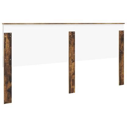 vidaXL Headboard with Headboard Smoked Oak 200 cm Engineered wood