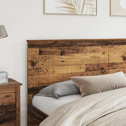 vidaXL Headboard with Headboard Old Wood 200 cm Engineered wood