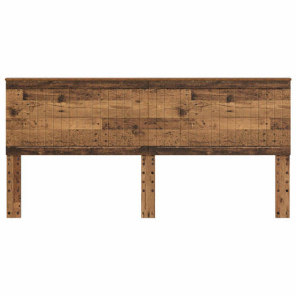 vidaXL Headboard with Headboard Old Wood 200 cm Engineered wood