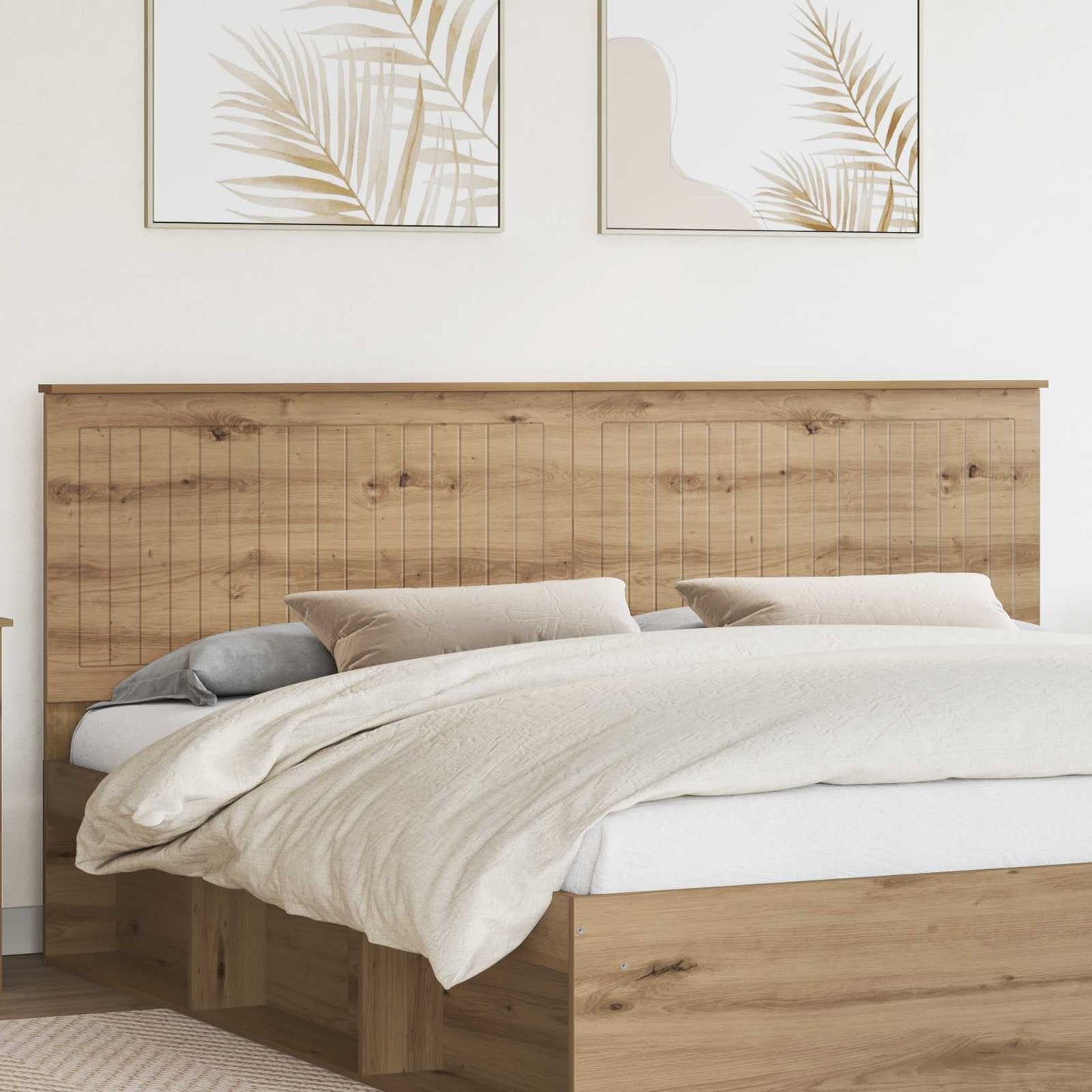 vidaXL Headboard Artisan Oak Engineered wood