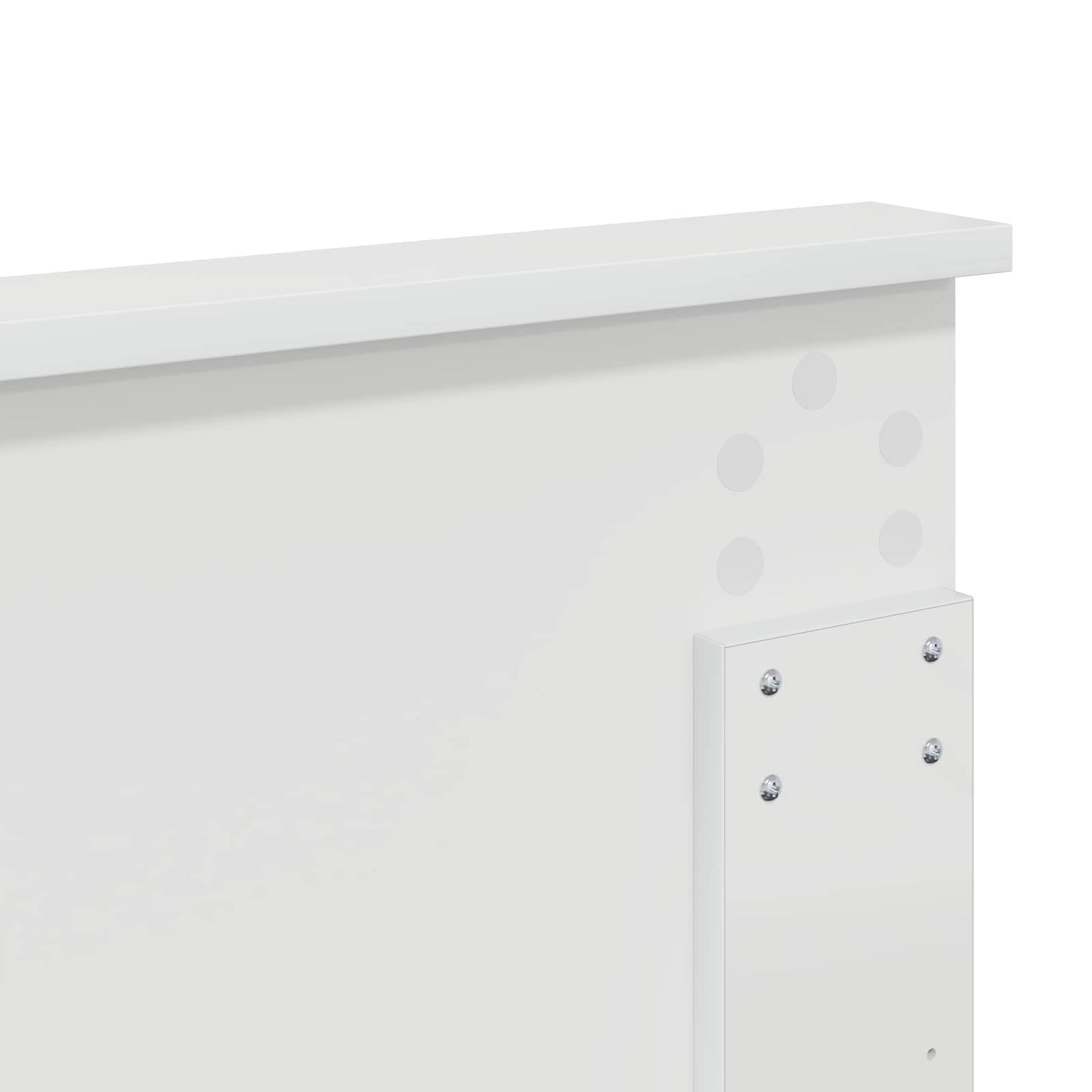 vidaXL Headboard with Headboard White 180 cm Engineered wood