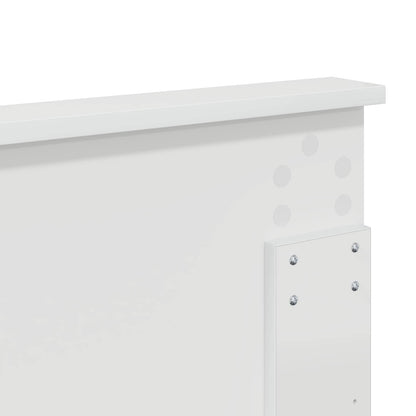 vidaXL Headboard with Headboard White 180 cm Engineered wood