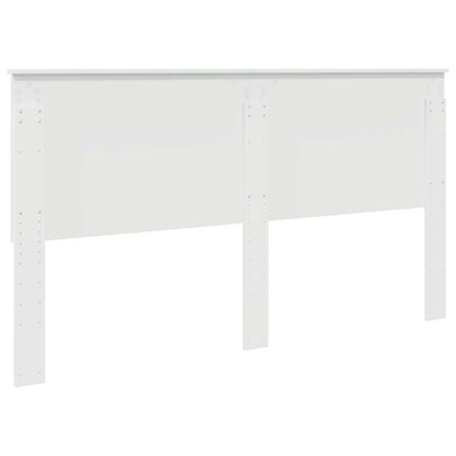 vidaXL Headboard with Headboard White 180 cm Engineered wood