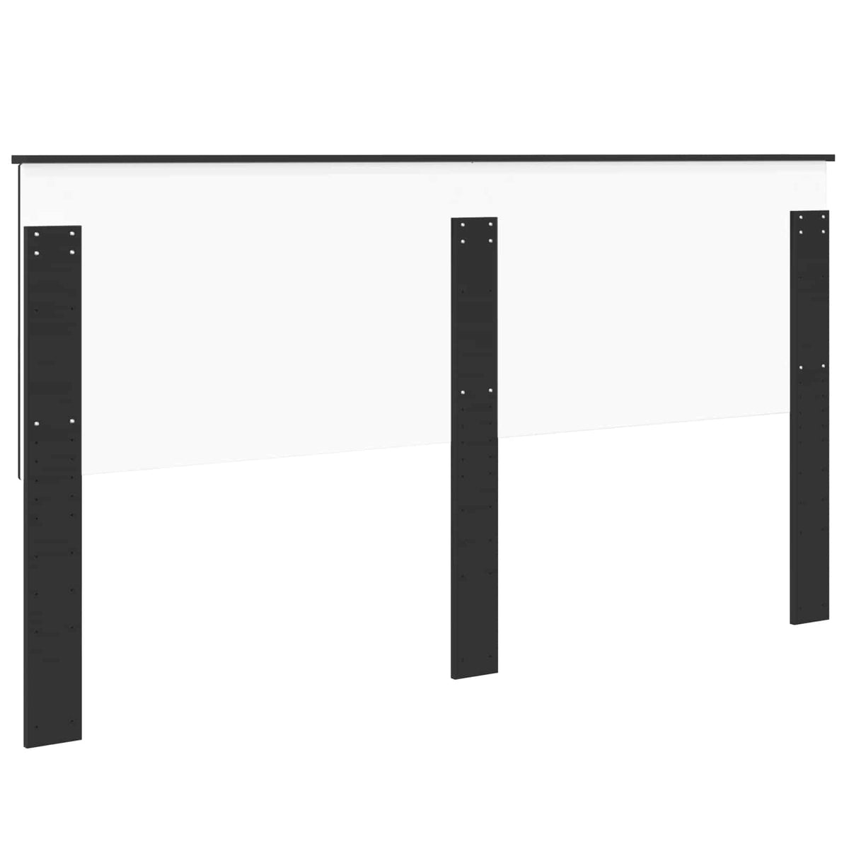 vidaXL Headboard Black Engineered wood