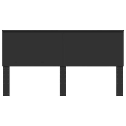 vidaXL Headboard with Headboard Black Oak 180 cm Engineered wood