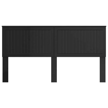 vidaXL Headboard Black Engineered wood