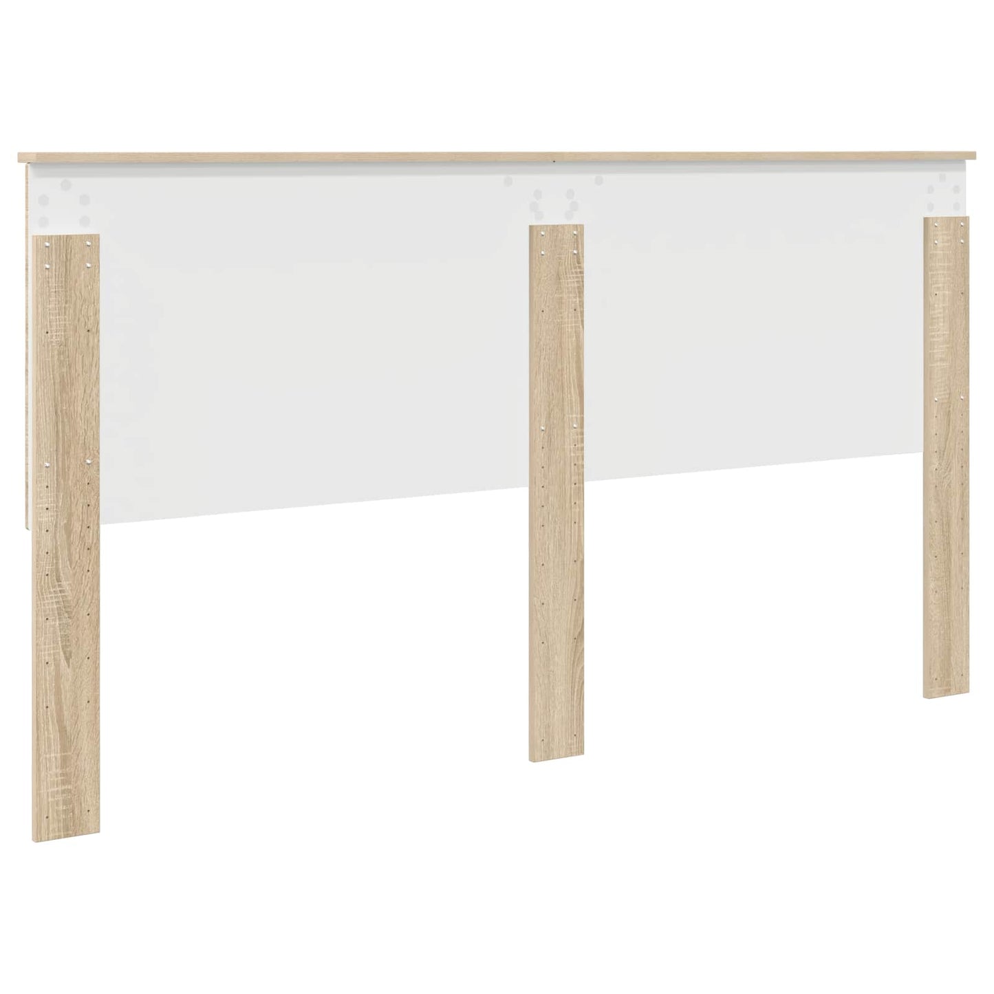 vidaXL Headboard with Headboard Sonoma Oak 180 cm Engineered wood