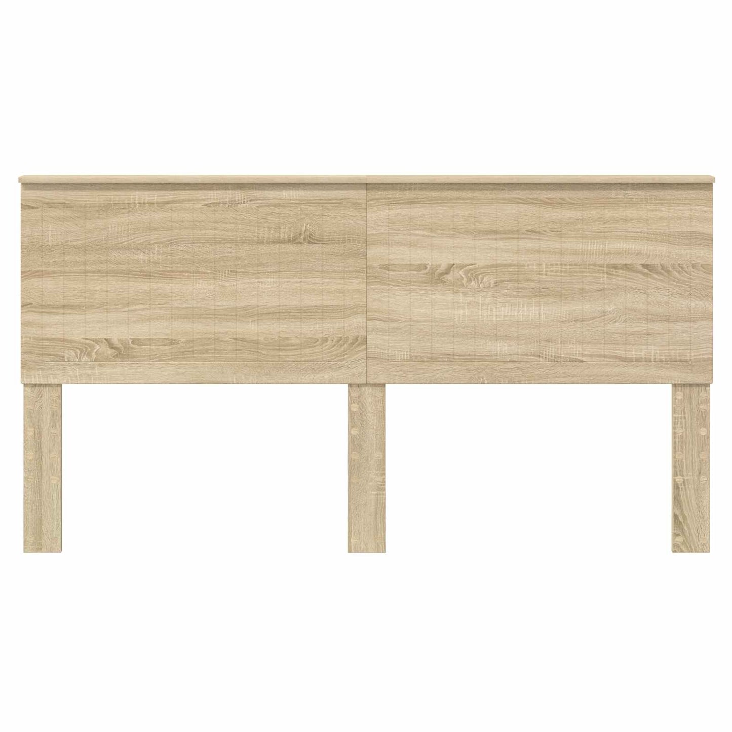 vidaXL Headboard with Headboard Sonoma Oak 180 cm Engineered wood