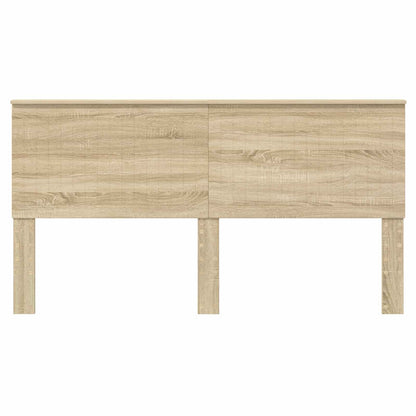 vidaXL Headboard with Headboard Sonoma Oak 180 cm Engineered wood
