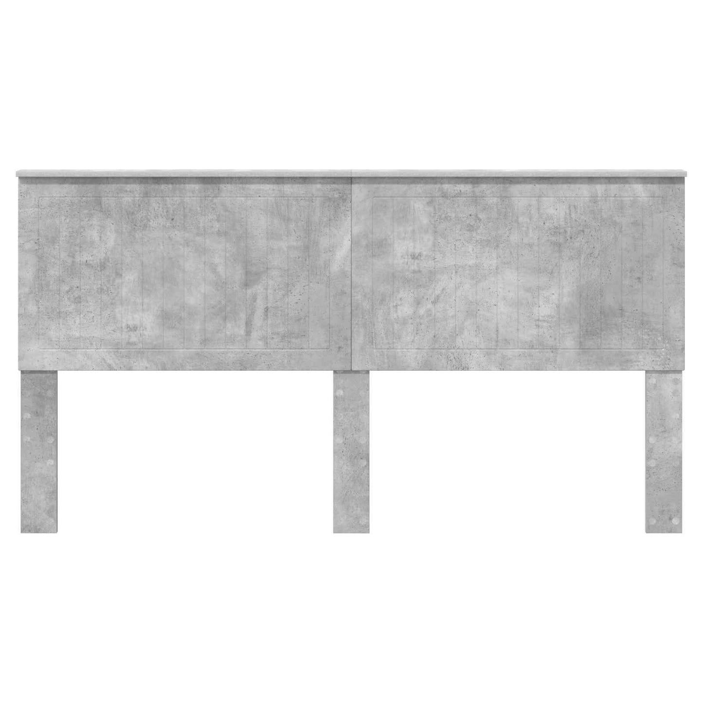 vidaXL Headboard with Headboard Concrete Grey 180 cm Engineered wood
