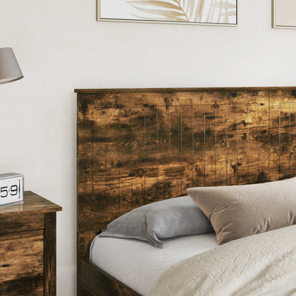vidaXL Headboard with Headboard Smoked Oak 180 cm Engineered wood