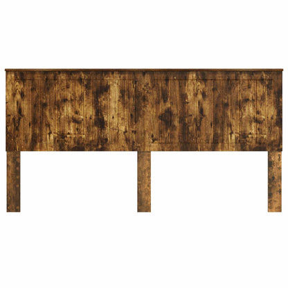 vidaXL Headboard with Headboard Smoked Oak 180 cm Engineered wood