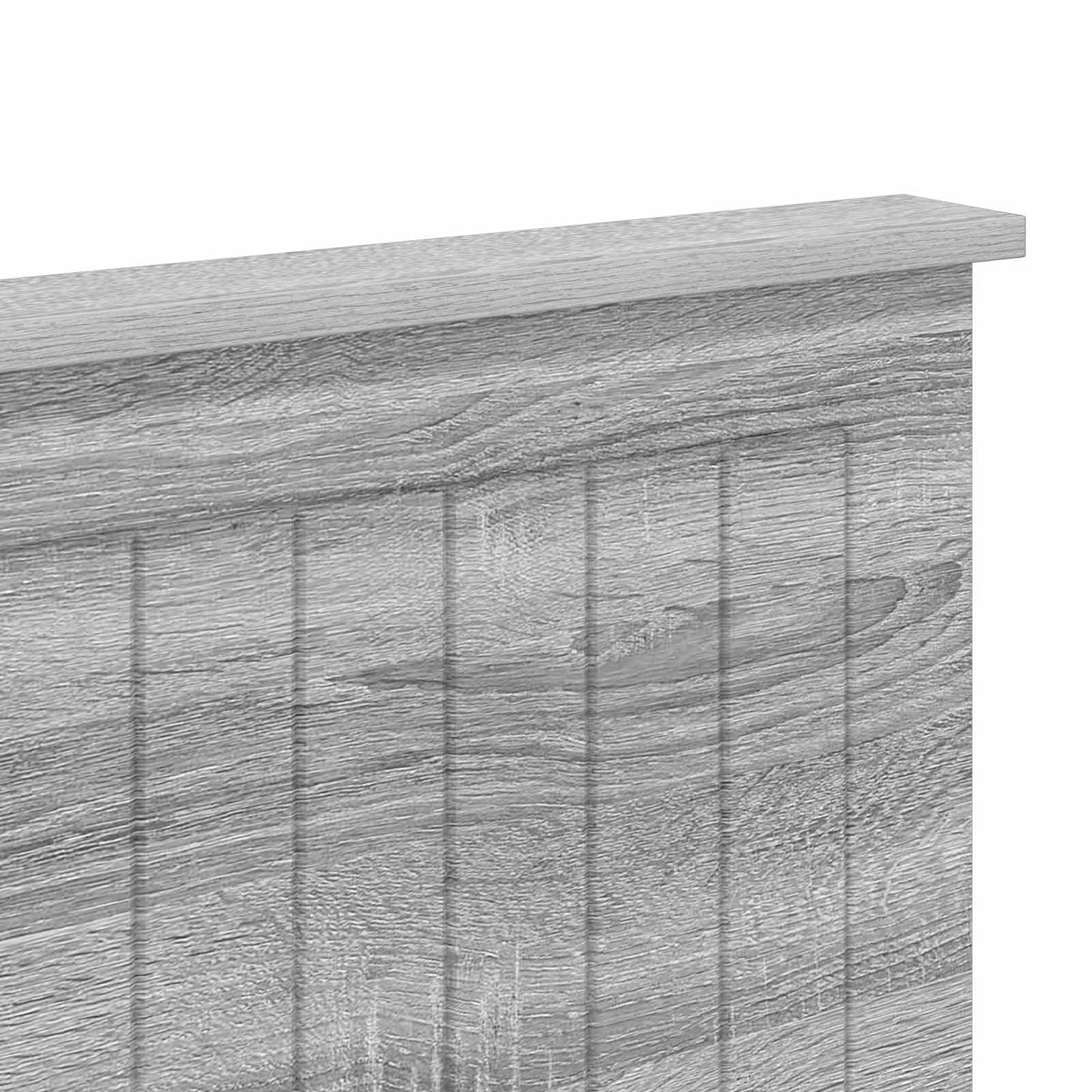 vidaXL Headboard with Headboard Grey Sonoma 180 cm Engineered wood