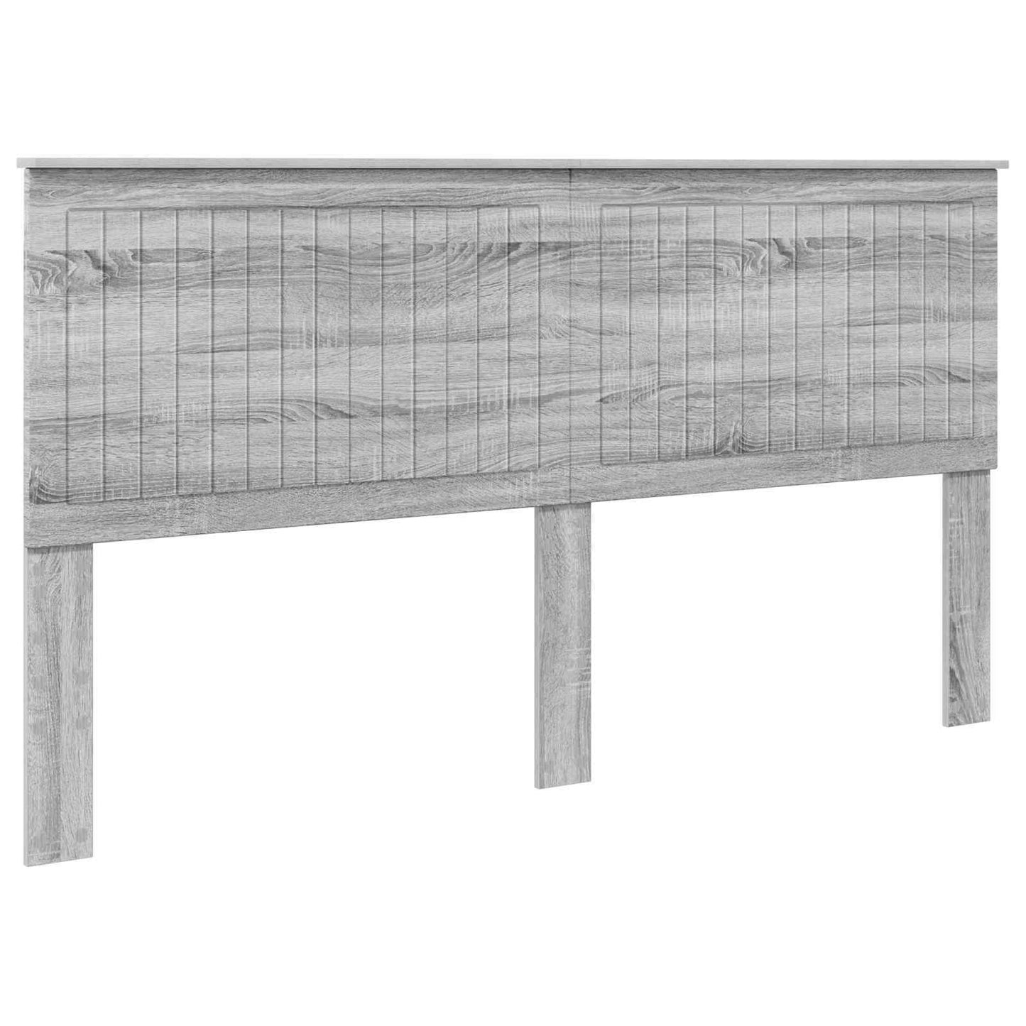 vidaXL Headboard with Headboard Grey Sonoma 180 cm Engineered wood