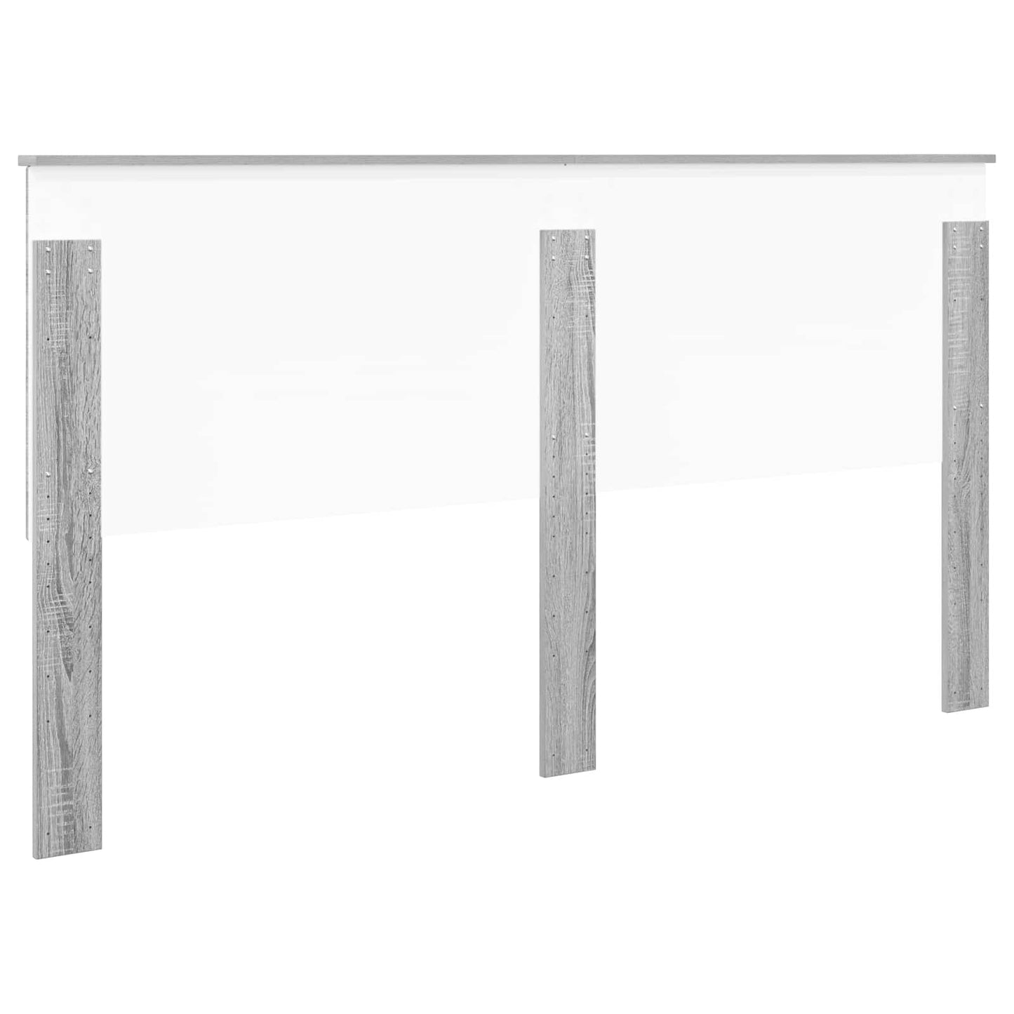 vidaXL Headboard with Headboard Grey Sonoma 180 cm Engineered wood