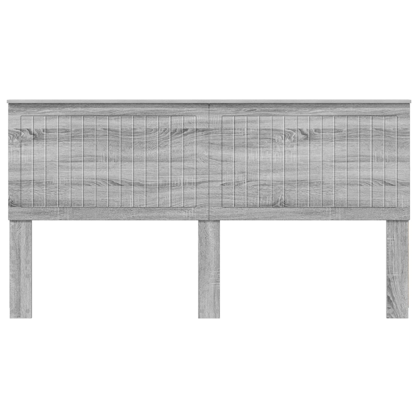 vidaXL Headboard with Headboard Grey Sonoma 180 cm Engineered wood