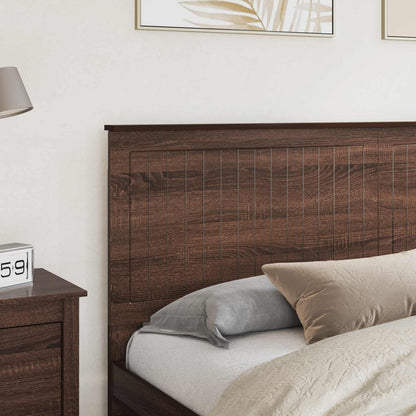 vidaXL Headboard with Headboard Brown Oak 180 cm Engineered wood