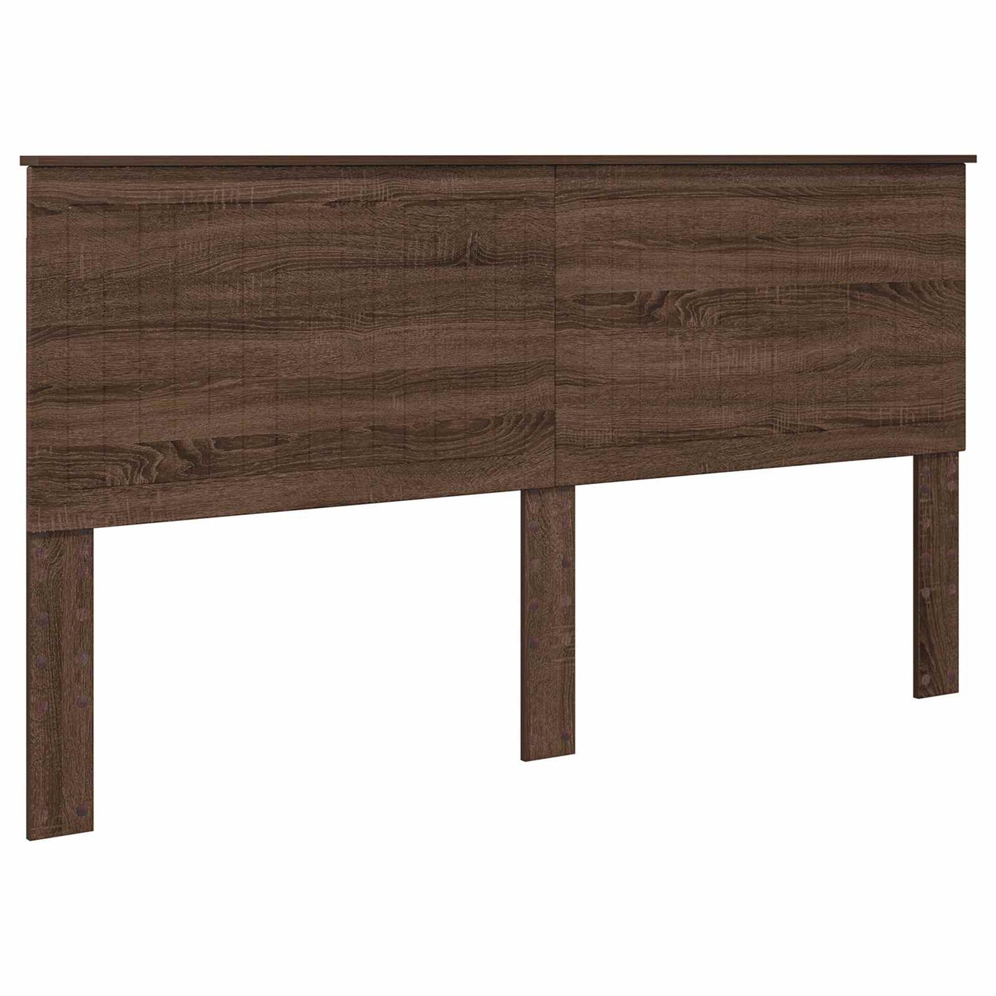 vidaXL Headboard with Headboard Brown Oak 180 cm Engineered wood