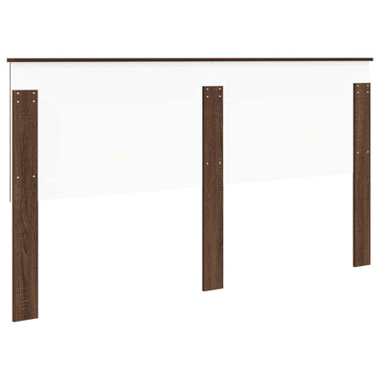 vidaXL Headboard with Headboard Brown Oak 180 cm Engineered wood