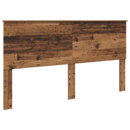 vidaXL Headboard with Headboard Old Wood 180 cm Engineered wood